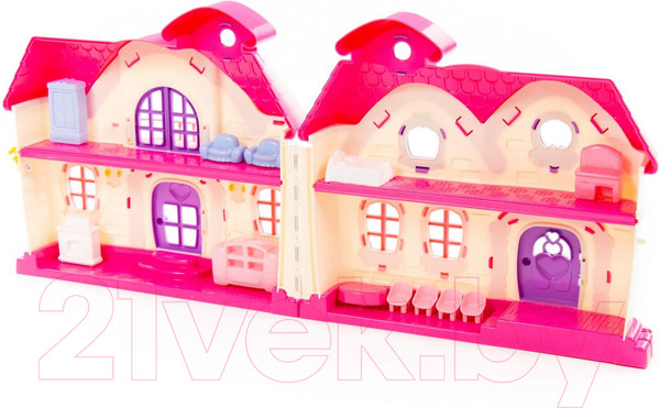 Изображение товара Кукольный домик Полесье Сказка с набором мебели / 78261