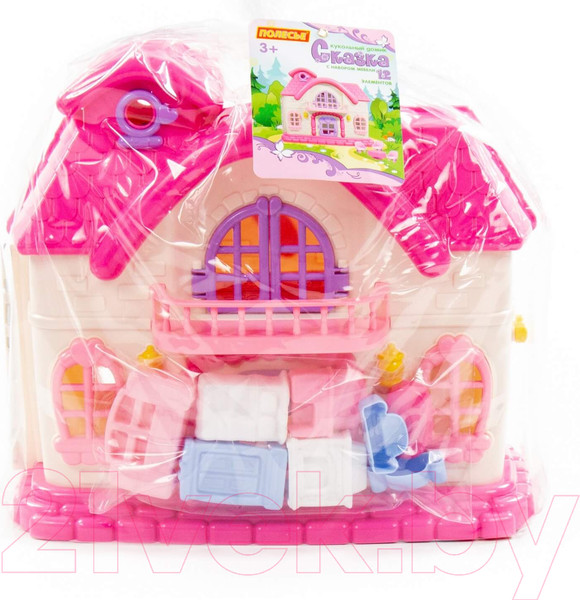 Изображение товара Кукольный домик Полесье Сказка с набором мебели / 78261