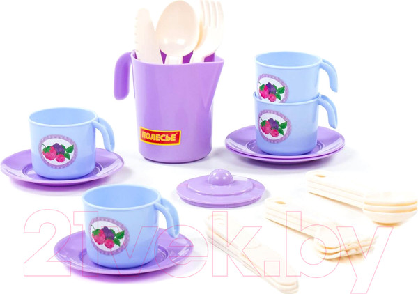 Изображение товара Набор игрушечной посуды Полесье Анюта / 80066