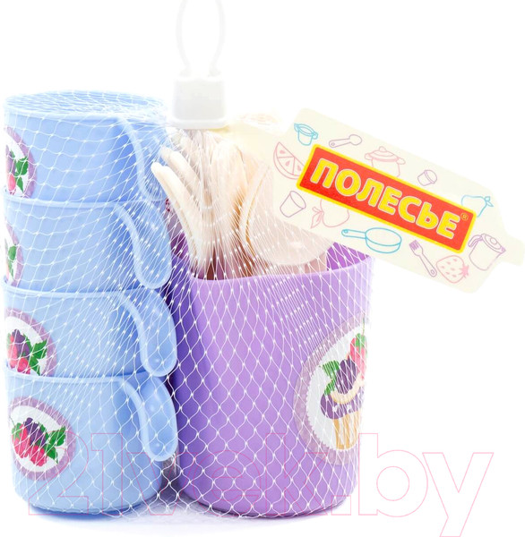 Изображение товара Набор игрушечной посуды Полесье Анюта / 80066