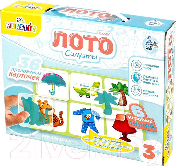 Изображение товара Развивающая игра Десятое королевство Силуэты / 04007
