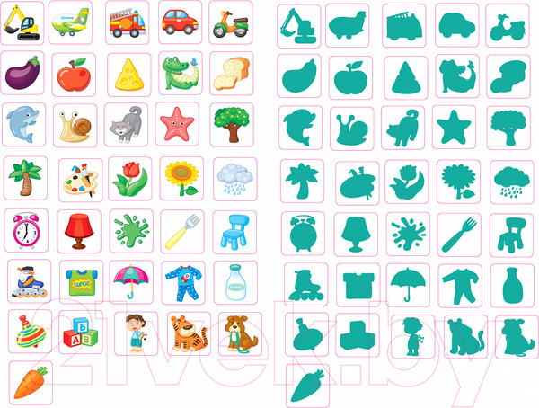 Изображение товара Развивающая игра Десятое королевство Силуэты / 04007