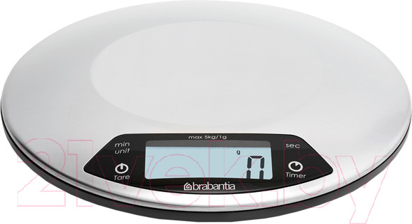 Изображение товара Кухонные весы Brabantia 480560 (стальной матовый)