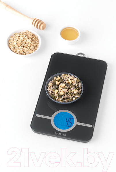 Изображение товара Кухонные весы Brabantia Tasty+ / 122644 (темно-серый)