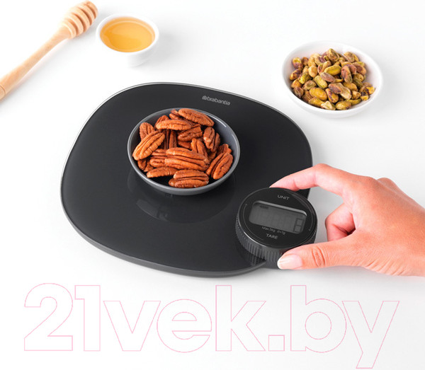 Изображение товара Кухонные весы Brabantia Tasty+ / 122880 (темно-серый)
