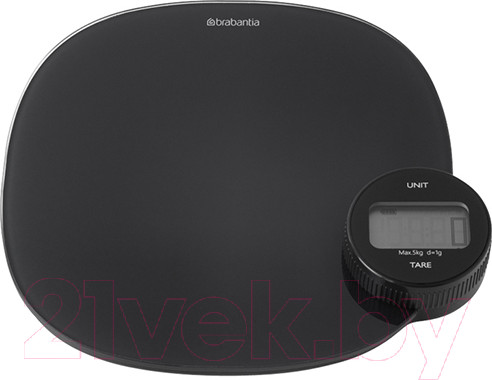 Изображение товара Кухонные весы Brabantia Tasty+ / 122880 (темно-серый)
