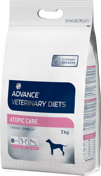 Изображение товара Сухой корм для собак Advance VetDiet Atopic Care (3кг)