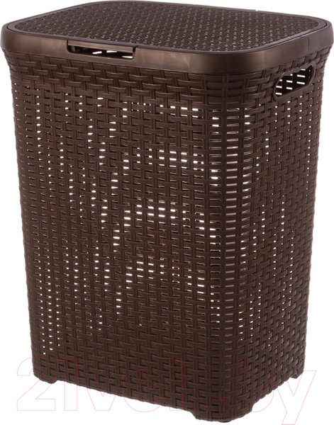 Изображение товара Корзина для белья Violet Ротанг / 184001 (40л, коричневый)