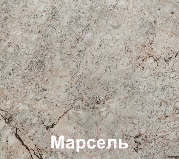 Изображение товара Кухонный гарнитур Кортекс-мебель Корнелия Экстра 1.5x1.5м (белый/береза/марсель)