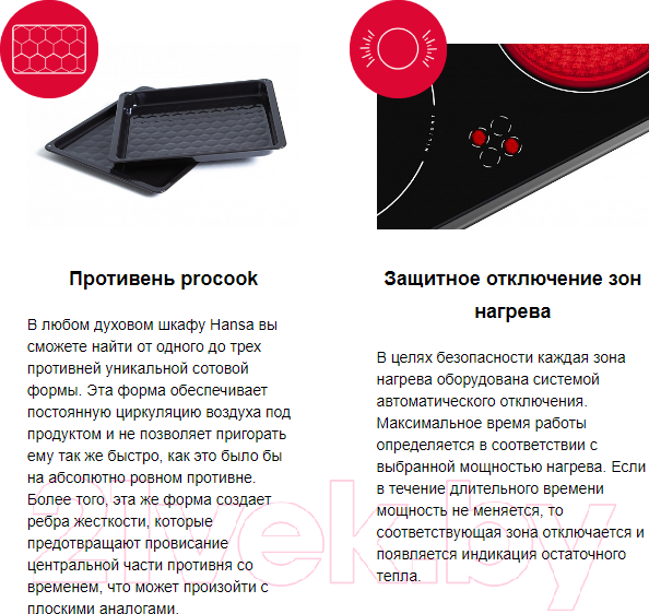 Изображение товара Плита электрическая Hansa FCCW53040