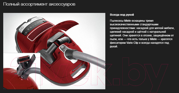 Изображение товара Пылесос Miele SGDA3 Complete C3 Score Red / 41GDA344RU (ежевичный красный)