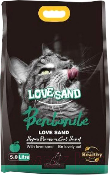 Изображение товара Наполнитель для туалета Love Sand Яблоко / LS-011 (5л)