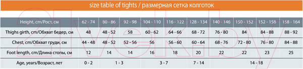 Изображение товара Колготки детские Conte Elegant Only 40 (р.146-152, bianco)