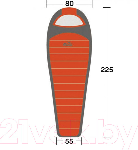 Изображение товара Спальный мешок Tramp Oimyakon T-Loft / TRS-048R (левый)