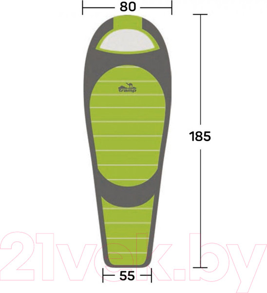 Изображение товара Спальный мешок Tramp Rover Compact / TRS-050C (левый)