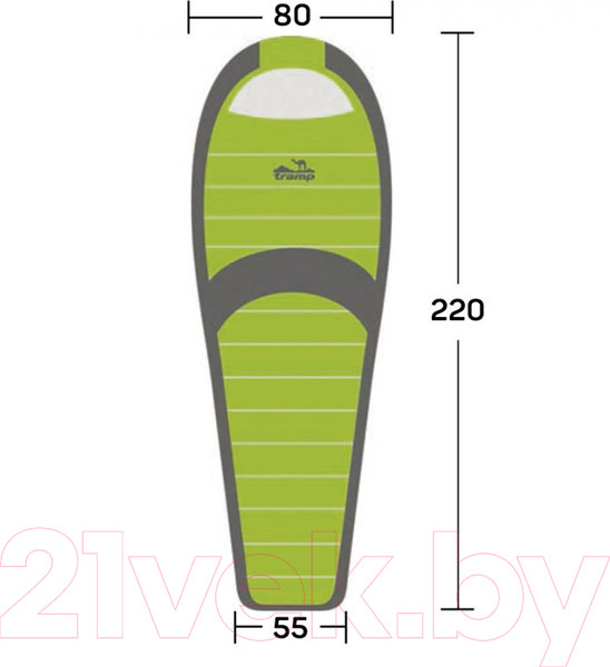 Изображение товара Спальный мешок Tramp Hiker / TRS-051R (левый)