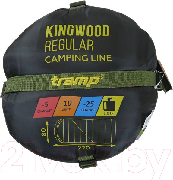 Изображение товара Спальный мешок Tramp Kingwood / TRS-053R (левый)