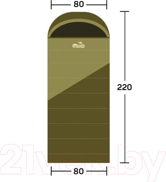 Изображение товара Спальный мешок Tramp Kingwood / TRS-053R (левый)