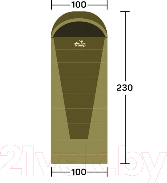 Изображение товара Спальный мешок Tramp Sherwood Long / TRS-054L (левый)