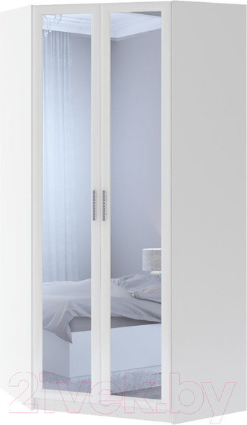 Изображение товара Шкаф Rinner Тиффани М35 угловой (белый текстурный)