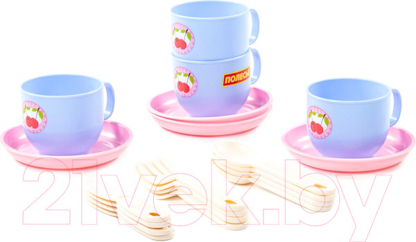 Изображение товара Набор игрушечной посуды Полесье Минутка / 80264 (на 4 персоны)