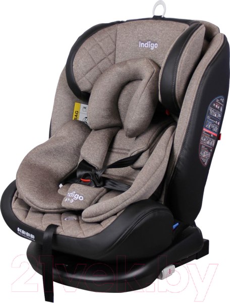 Изображение товара Автокресло INDIGO Aero Isofix ST-3 (бежевый)