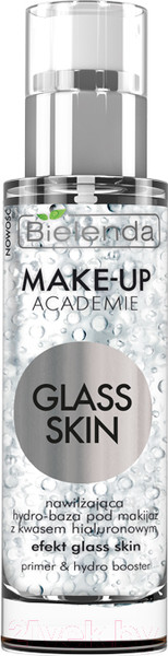 Изображение товара Основа под макияж Bielenda Make-Up Academie Glass Skin увлажняющая с гиалуроновой кислотой (30г)