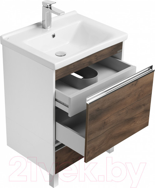 Изображение товара Тумба с умывальником Акватон Капри 60 (1A2301K1KPDB0)