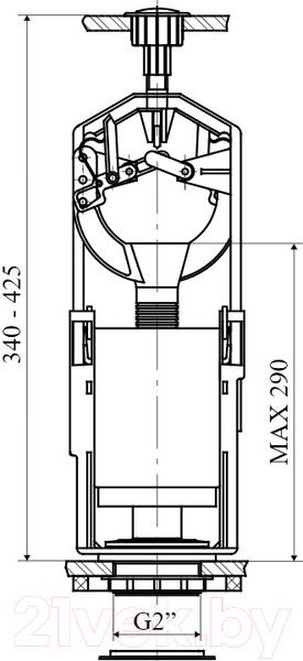 Изображение товара Арматура Slovarm TE-4543P/I