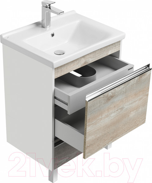 Изображение товара Тумба с умывальником Акватон Капри 60 (1A2301K1KPDA0)