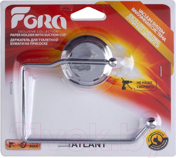 Изображение товара Держатель для туалетной бумаги FORA Atlant A016