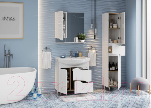 Изображение товара Тумба с умывальником Onika Веронэлла 75.13 (107514 + Стиль-75)