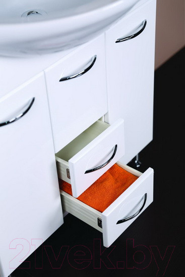 Изображение товара Тумба с умывальником Onika Моника 75.10 (107501 + 1WH110259)