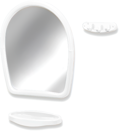 Изображение товара Комплект мебели для ванной Белпласт 21 / С494-2830 (белый)