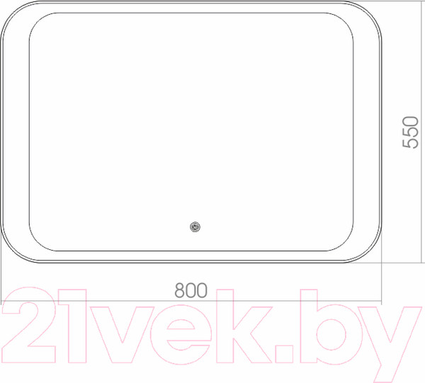 Изображение товара Зеркало Silver Mirrors Индиго 80x55 / ФР-00001410