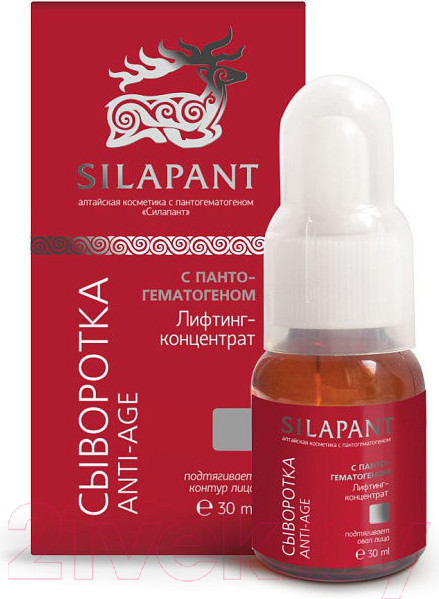 Изображение товара Сыворотка для лица Silapant Anti-Age лифтинг-концентрарт с пантогематогеном (30мл)