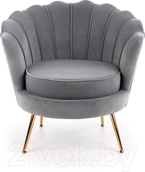 Изображение товара Кресло мягкое Halmar Amorinito (серый/золото)