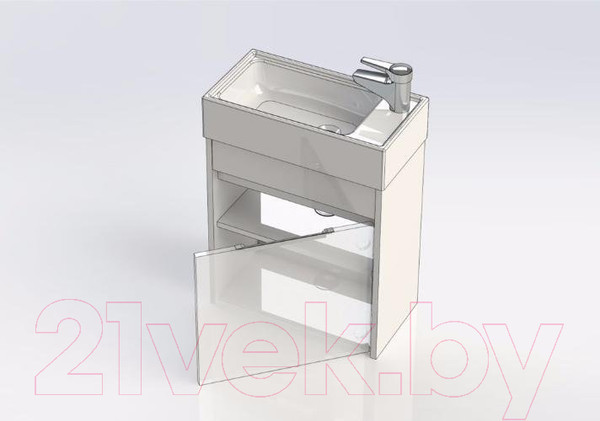 Изображение товара Тумба под умывальник Aquanet Лидс 50 / 182744