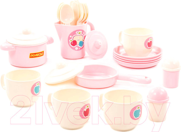 Изображение товара Набор игрушечной посуды Полесье Хозяюшка / 80141 (на 4 персоны)