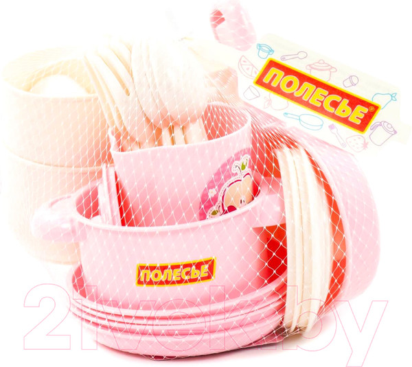 Изображение товара Набор игрушечной посуды Полесье Хозяюшка / 80141 (на 4 персоны)