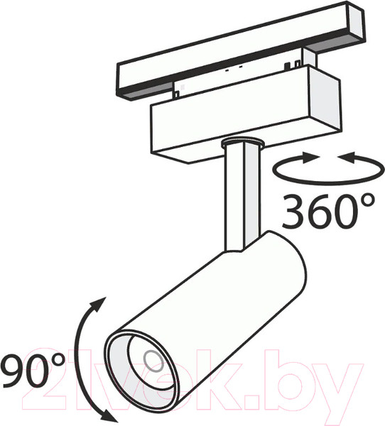 Изображение товара Трековый светильник Maytoni TR019-2-10W4K-B