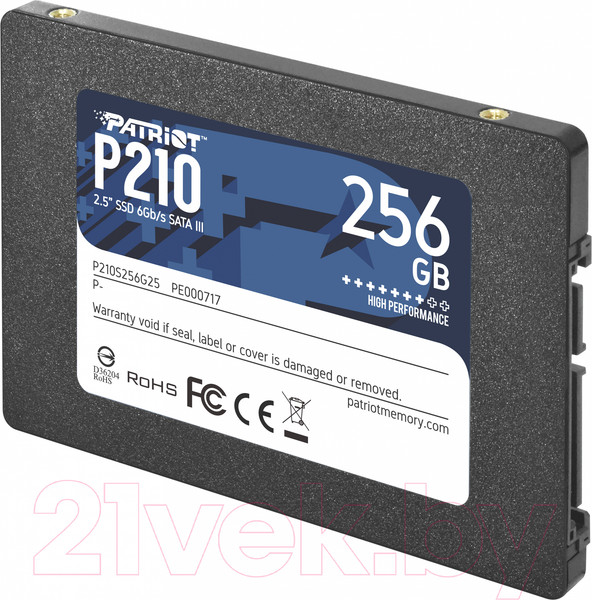Изображение товара SSD диск Patriot P210 256GB (P210S256G25)