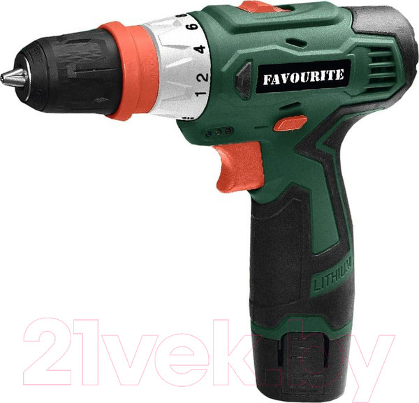 Изображение товара Аккумуляторная дрель-шуруповерт Favourite DC 12MF