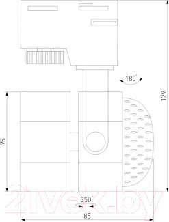Изображение товара Трековый светильник Elektrostandard Robi GU10 MRL 1004 (белый)