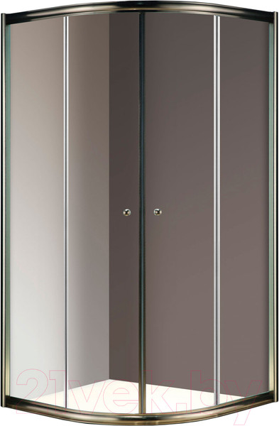 Изображение товара Душевой уголок Cezares GIUBILEO-R-2-90-SCORREVOLE-C-Br