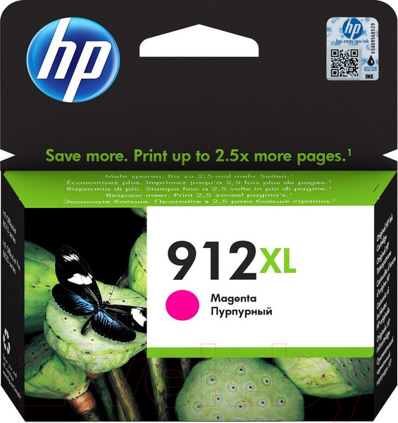 Изображение товара Картридж HP 912XL High Yield Magenta (3YL82AE)