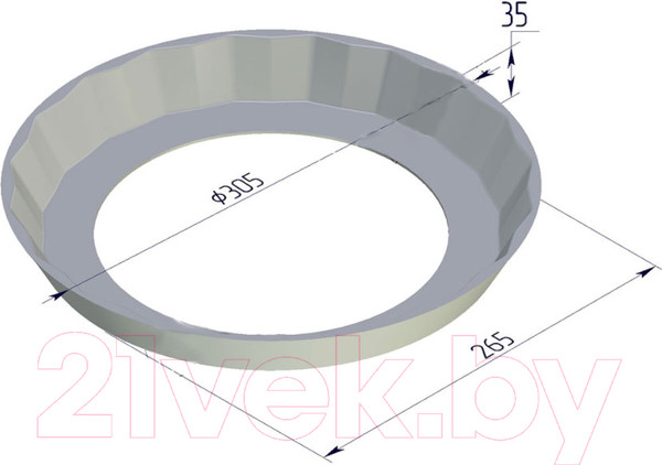 Изображение товара Форма для выпечки Спика Чизкейк со съемным дном / 22710
