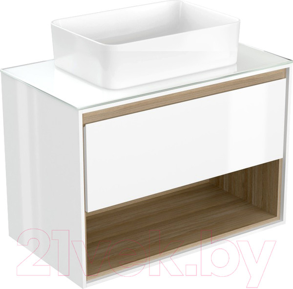 Изображение товара Тумба под умывальник Cersanit Louna 80 / SP-SZ-LOU80-BL/Wh