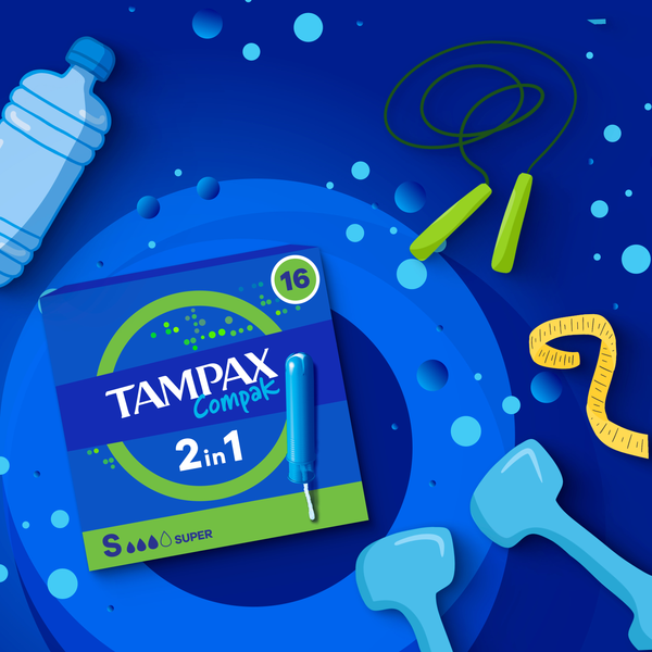Изображение товара Тампоны гигиенические Tampax Compak Super Duo (16шт)