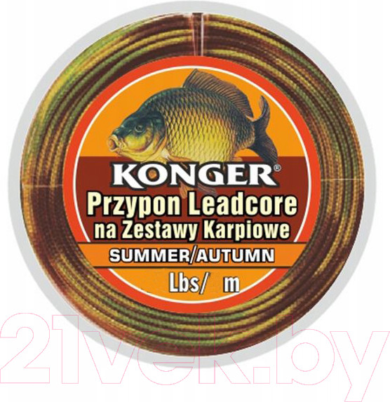 Изображение товара Поводок рыболовный Konger Summer/Autumn / 960005025 (5м)